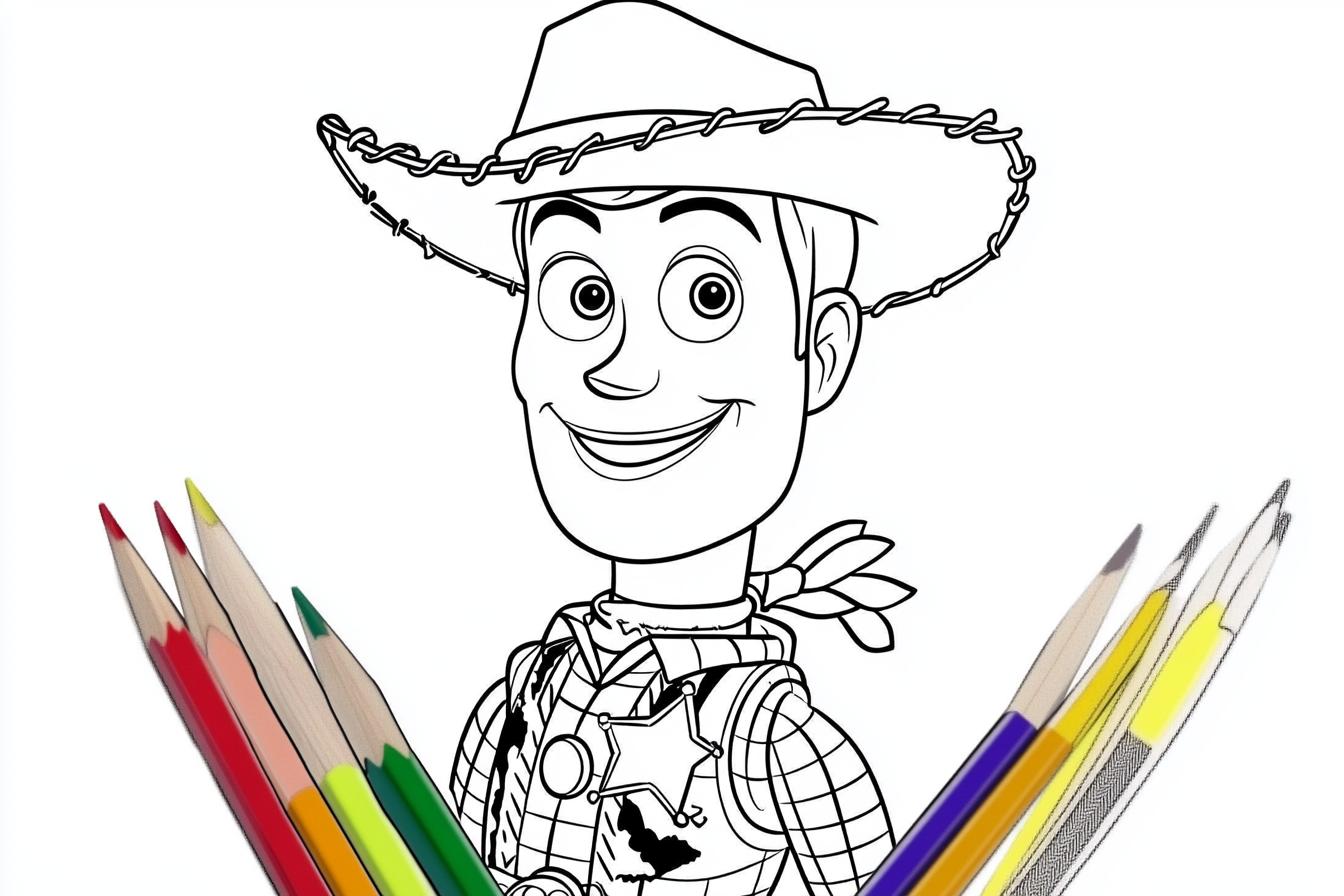 Woody Coloring Pages Free Printable PDF Woody Coloring Pages